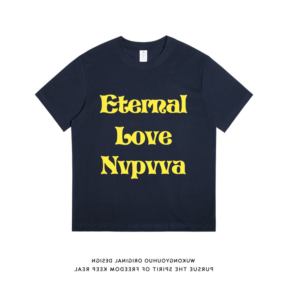 Plus Size Oversized Retro American Style Pure Cotton Short Sleeve T-Shirt for Men and Women - Trendy Hong Kong Chic Plus Size Oversized Retro American Style Pure Cotton Short Sleeve T-Shirt for Men and Women - Trendy Hong Kong Chic