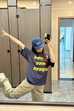 Plus Size Oversized Retro American Style Pure Cotton Short Sleeve T-Shirt for Men and Women - Trendy Hong Kong Chic