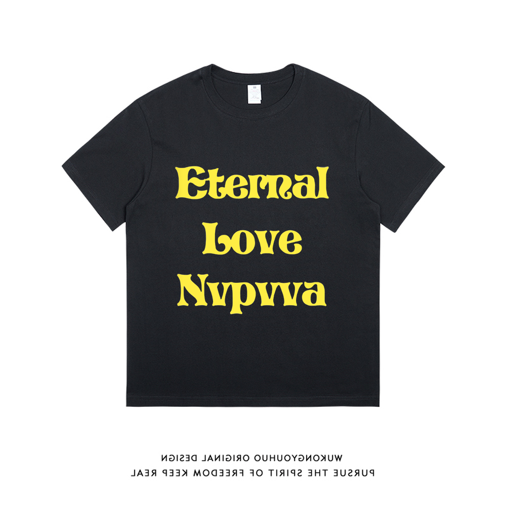 Plus Size Oversized Retro American Style Pure Cotton Short Sleeve T-Shirt for Men and Women - Trendy Hong Kong Chic Plus Size Oversized Retro American Style Pure Cotton Short Sleeve T-Shirt for Men and Women - Trendy Hong Kong Chic