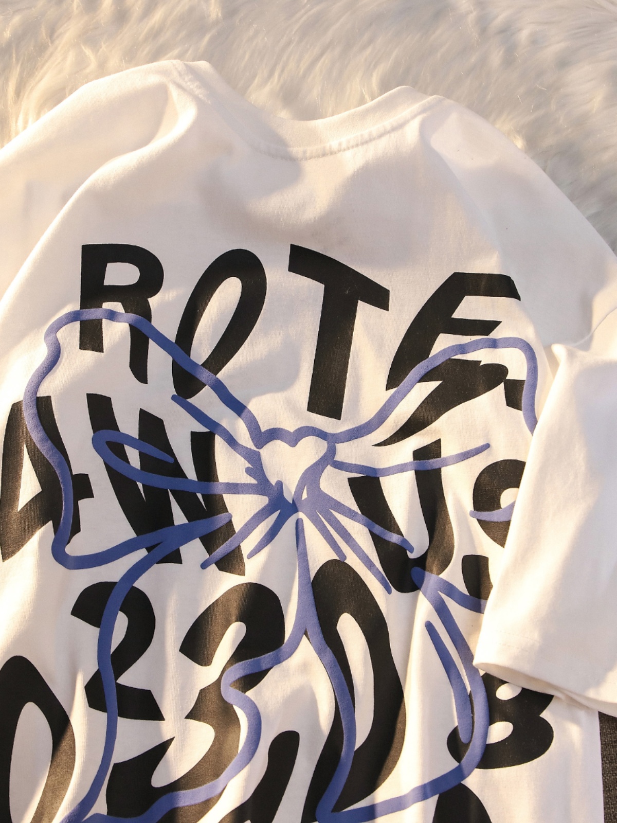 Plus Size Oversized Sweet and Spicy Letter Bow Design Short Sleeve T-Shirt for Couples, Cotton Casual Wear, Y2K Style Plus Size Oversized Sweet and Spicy Letter Bow Design Short Sleeve T-Shirt for Couples, Cotton Casual Wear, Y2K Style