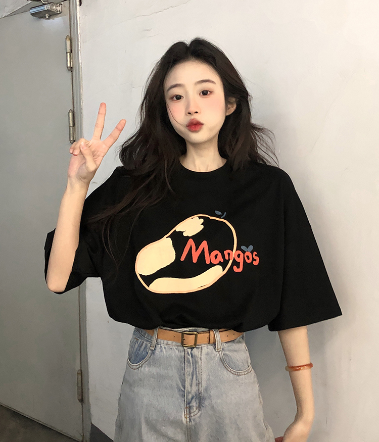 Plus Size Pure Cotton Loose Short Sleeve T-Shirt for Women - Summer 2025 American Style Top, Casual Everyday Wear Plus Size Pure Cotton Loose Short Sleeve T-Shirt for Women - Summer 2025 American Style Top, Casual Everyday Wear