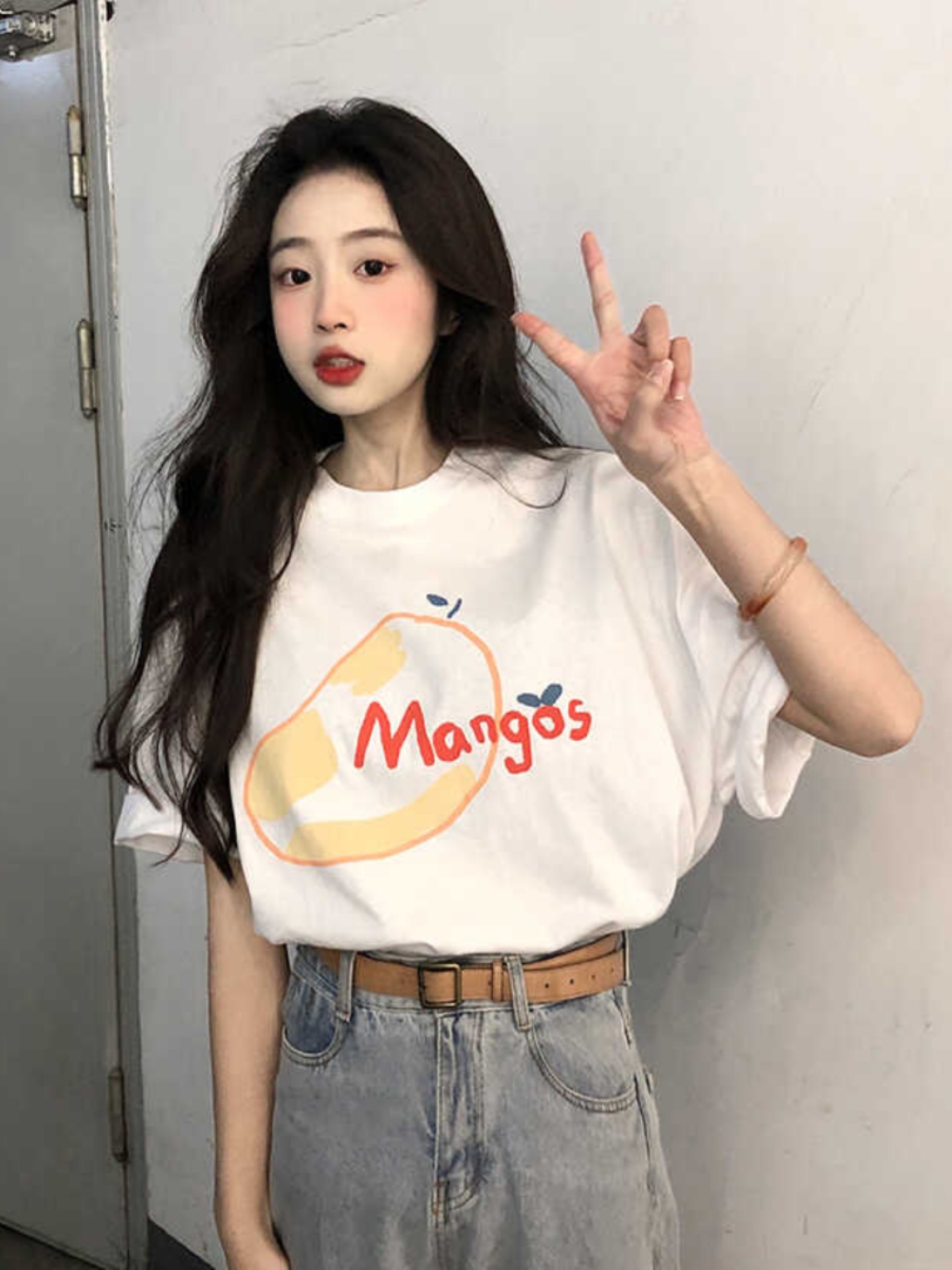 Plus Size Pure Cotton Loose Short Sleeve T-Shirt for Women - Summer 2025 American Style Top, Casual Everyday Wear Plus Size Pure Cotton Loose Short Sleeve T-Shirt for Women - Summer 2025 American Style Top, Casual Everyday Wear