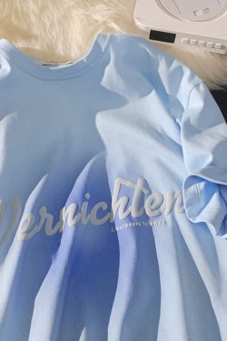 Plus Size Short Sleeve T-Shirt for Women, Harajuku Style, Round Neck, Loose Fit, Trendy Pure Cotton, Casual Y2K Fashion