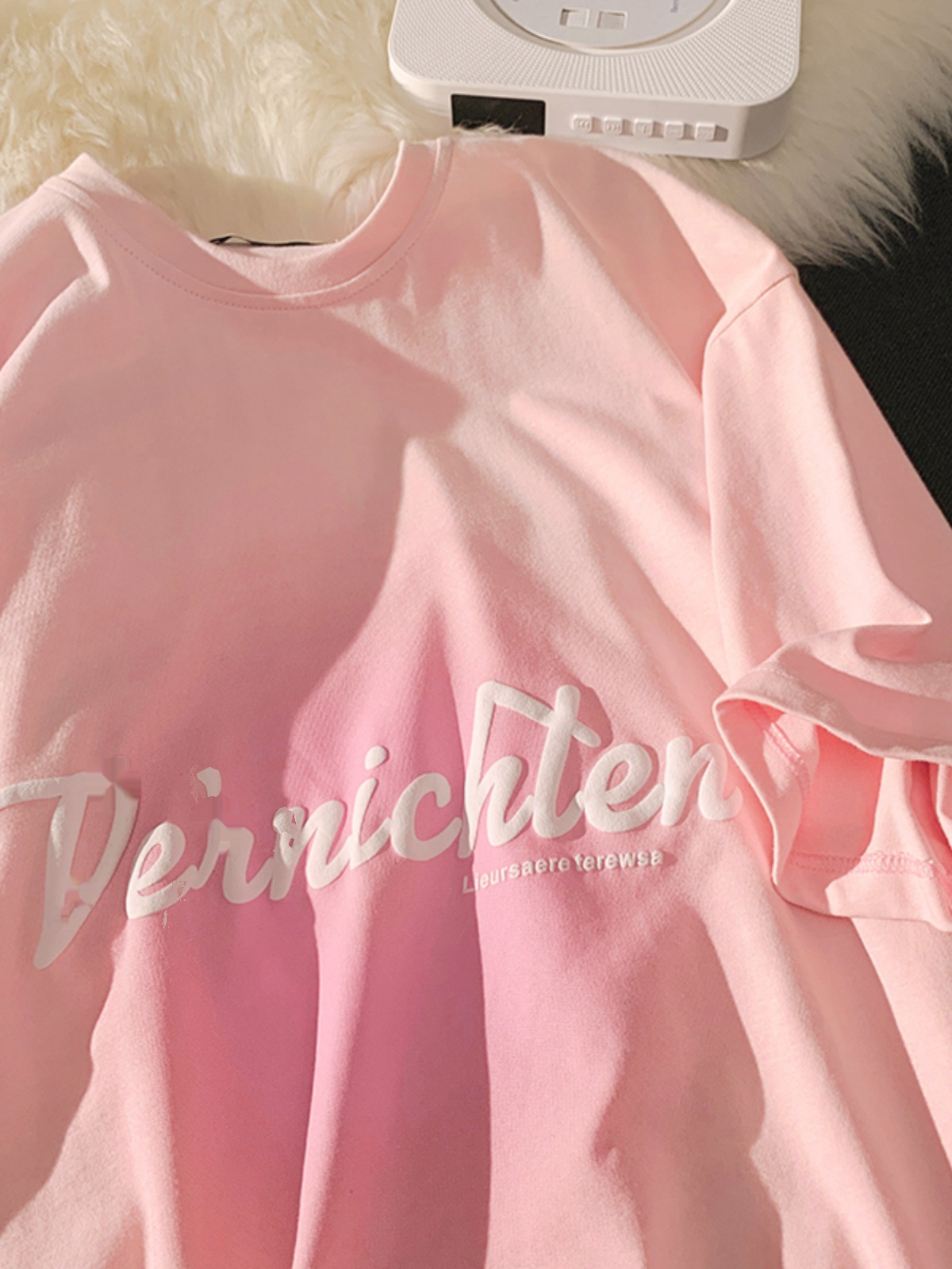 Plus Size Short Sleeve T-Shirt for Women, Harajuku Style, Round Neck, Loose Fit, Trendy Pure Cotton, Casual Y2K Fashion Plus Size Short Sleeve T-Shirt for Women, Harajuku Style, Round Neck, Loose Fit, Trendy Pure Cotton, Casual Y2K Fashion