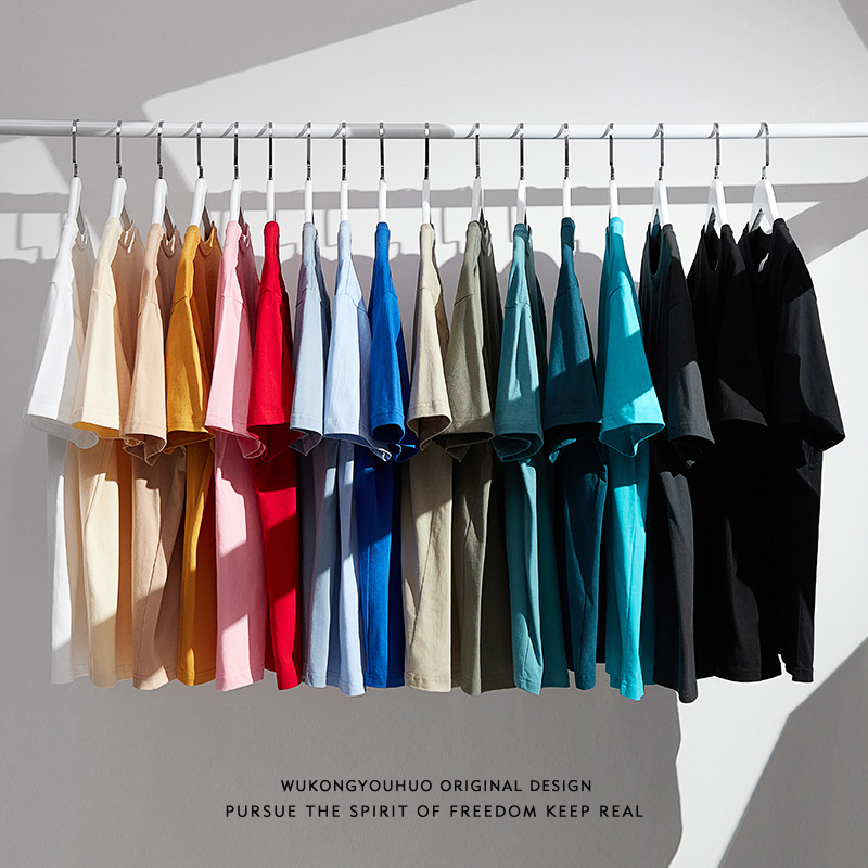 Plus-Size Solid Color Oversized Short-Sleeve T-Shirt for Men and Women - Casual Loose-Fit Basic Tee Plus-Size Solid Color Oversized Short-Sleeve T-Shirt for Men and Women - Casual Loose-Fit Basic Tee