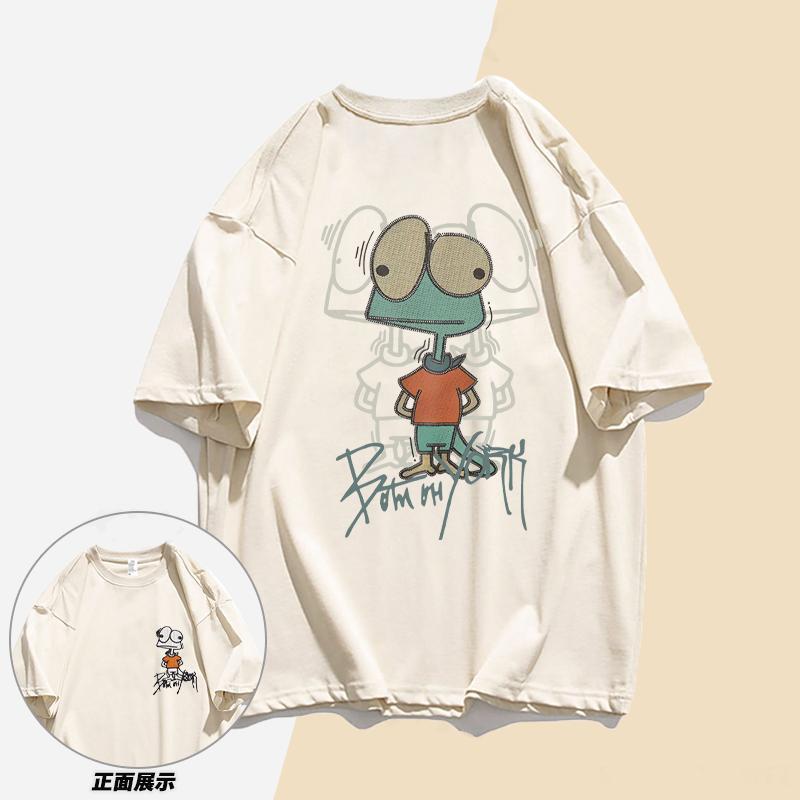 Plus Size Summer Cotton Loose Half Sleeve Couple T-Shirt for Men and Women - Simple, Comfortable, Casual Style Plus Size Summer Cotton Loose Half Sleeve Couple T-Shirt for Men and Women - Simple, Comfortable, Casual Style