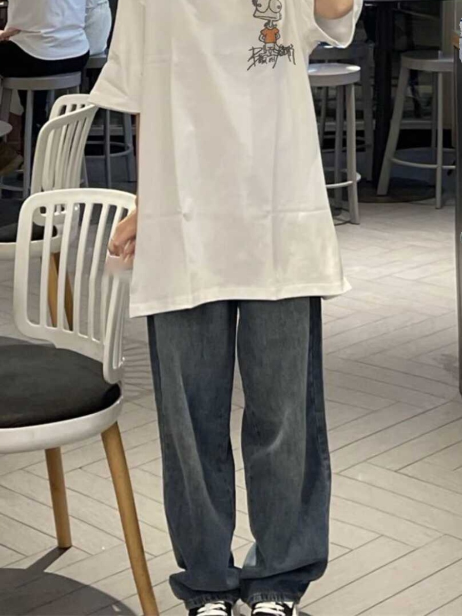 Plus Size Summer Cotton Loose Half Sleeve Couple T-Shirt for Men and Women - Simple, Comfortable, Casual Style Plus Size Summer Cotton Loose Half Sleeve Couple T-Shirt for Men and Women - Simple, Comfortable, Casual Style