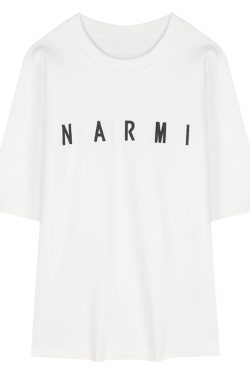 Plus Size Trendy White Cotton Short Sleeve T-Shirt for Women, Korean Style Loose Fit Mid-Length Top for Students