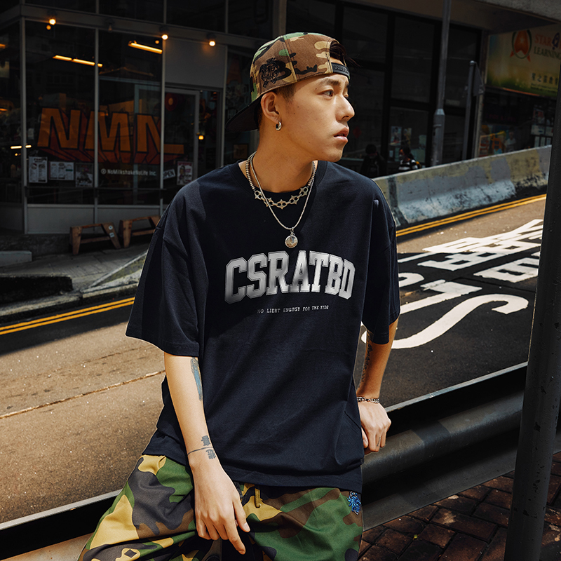 Plus Size Vintage Letter Short Sleeve T-Shirt - Trendy Heavyweight Unisex for Summer 2025 - Cool Feel American Style Plus Size Vintage Letter Short Sleeve T-Shirt - Trendy Heavyweight Unisex for Summer 2025 - Cool Feel American Style