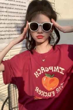 Plus Size Women's Casual Loose Short Sleeve Round Neck T-Shirt – Age-Reducing Pure Cotton Top for Chubby Girls, Summer 2025 Style