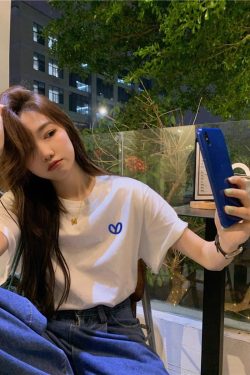 Plus Size Women's Cotton Mid-Length Short Sleeve T-Shirt - Loose Fit, Versatile Round Neck Style for Everyday Wear