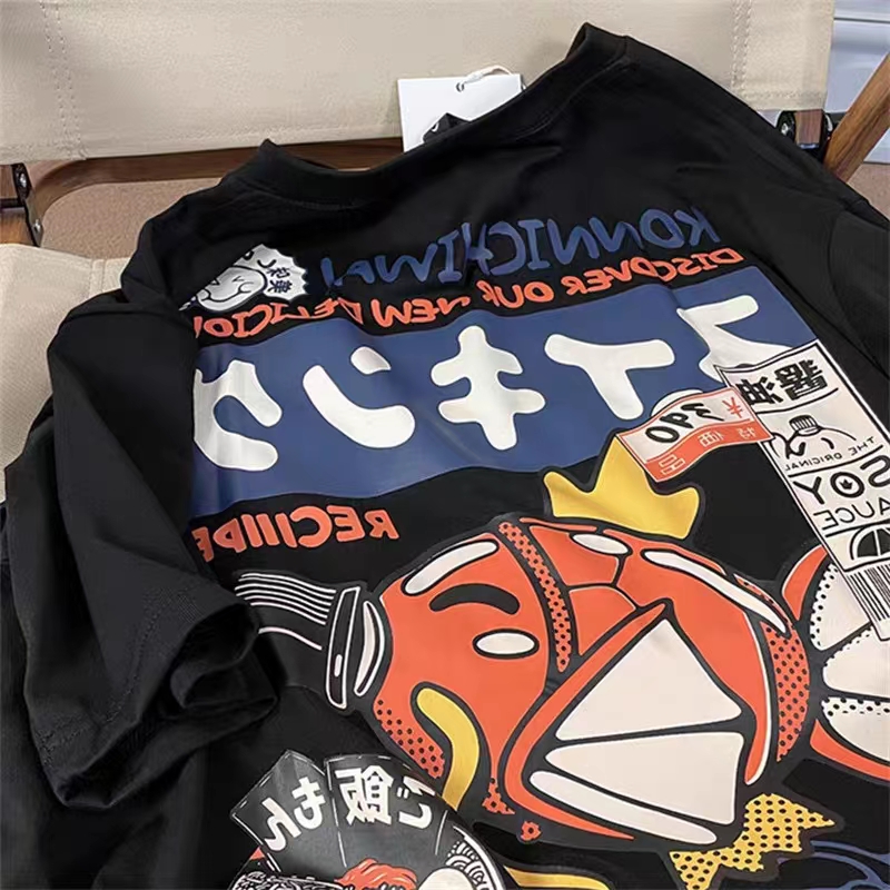 Plus Size Women's Japanese Retro Loose Short Sleeve T-Shirt - Y2K Style Fashion Top Clearance Plus Size Women's Japanese Retro Loose Short Sleeve T-Shirt - Y2K Style Fashion Top Clearance