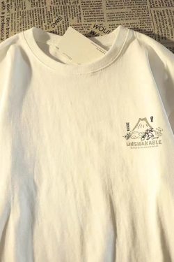 Plus-Size Women's Japanese-Style Loose Retro Cotton Short Sleeve T-Shirt for Couples - Casual Vintage Fashion