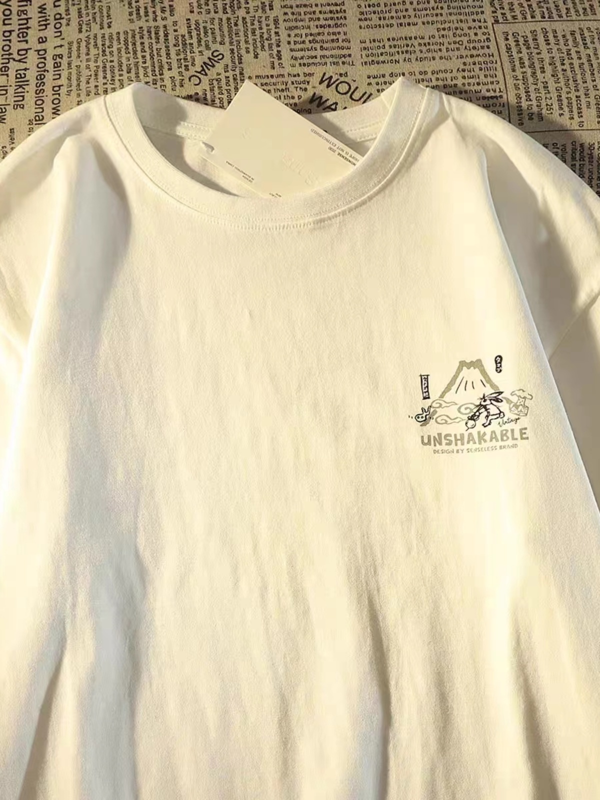 Plus-Size Women's Japanese-Style Loose Retro Cotton Short Sleeve T-Shirt for Couples - Casual Vintage Fashion Plus-Size Women's Japanese-Style Loose Retro Cotton Short Sleeve T-Shirt for Couples - Casual Vintage Fashion