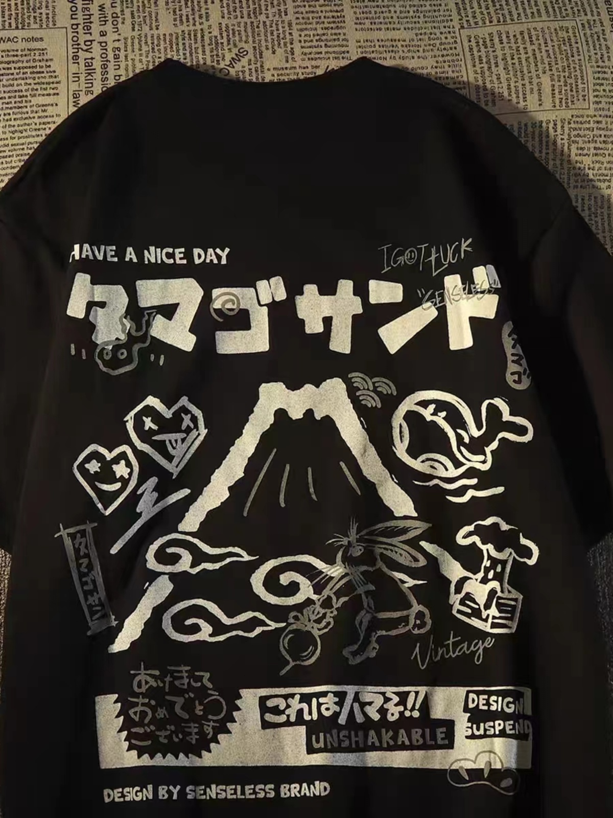 Plus-Size Women's Japanese-Style Loose Retro Cotton Short Sleeve T-Shirt for Couples - Casual Vintage Fashion Plus-Size Women's Japanese-Style Loose Retro Cotton Short Sleeve T-Shirt for Couples - Casual Vintage Fashion