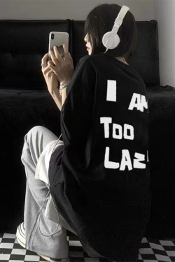 Plus Size Women's Retro American Style Loose Fit Short Sleeve Cotton T-Shirt - Trendy Casual Top for Everyday Wear