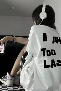 Plus Size Women's Retro American Style Loose Fit Short Sleeve Cotton T-Shirt - Trendy Casual Top for Everyday Wear