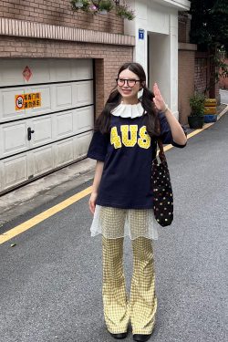 Polka Dot Print Short Sleeve T-Shirt - Loose Fit, Casual Couple Style, Spring Summer Fashion Trend