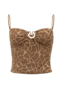 Princess Jasmine-Inspired Shell Lace Slim Fit Bodycon Dress with Camisole and Chest Pads - Y2K Fashion