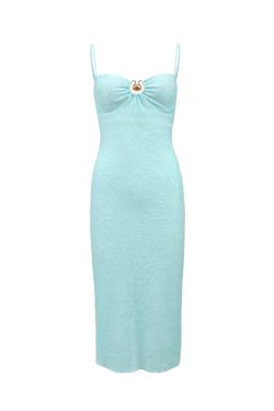 Princess Jasmine-Inspired Shell Lace Slim Fit Bodycon Dress with Camisole and Chest Pads - Y2K Fashion