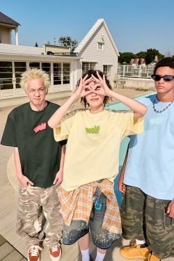 Pure Cotton Short Sleeve T-Shirt with Dopamine Letter Print - Trendy Unisex Design for Summer 2025, Perfect for Y2K and American Style