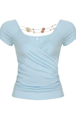 Pure Desire Blue Floral Mesh Lace Spliced Bodycon Skirt - Summer Vacation Style, Three-Dimensional Design, Trendy Y2K Fashion