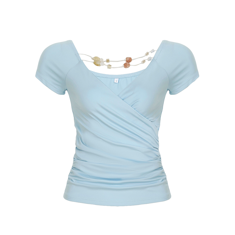 Pure Desire Blue Floral Mesh Lace Spliced Bodycon Skirt - Summer Vacation Style, Three-Dimensional Design, Trendy Y2K Fashion Pure Desire Blue Floral Mesh Lace Spliced Bodycon Skirt - Summer Vacation Style, Three-Dimensional Design, Trendy Y2K Fashion