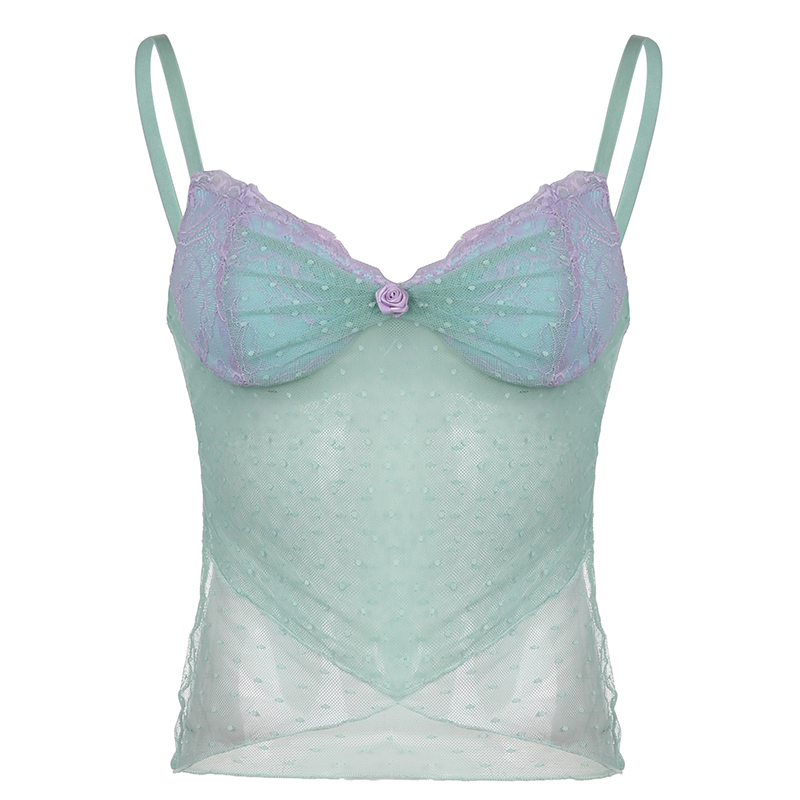 Pure Desire Blue Floral Mesh Lace Spliced Bodycon Skirt - Summer Vacation Style, Three-Dimensional Design, Trendy Y2K Fashion Pure Desire Blue Floral Mesh Lace Spliced Bodycon Skirt - Summer Vacation Style, Three-Dimensional Design, Trendy Y2K Fashion