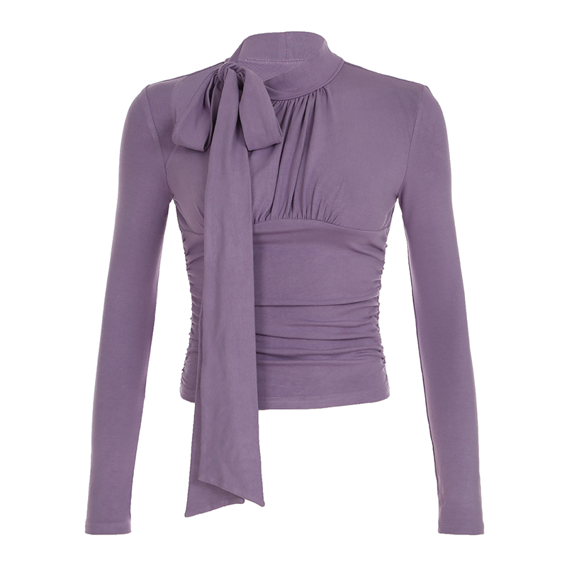 Purple Charm Printed Irregular Hem Mermaid Long Skirt with Elegant Neck Tie Top Set - Y2K Inspired Fashion Outfit Purple Charm Printed Irregular Hem Mermaid Long Skirt with Elegant Neck Tie Top Set - Y2K Inspired Fashion Outfit