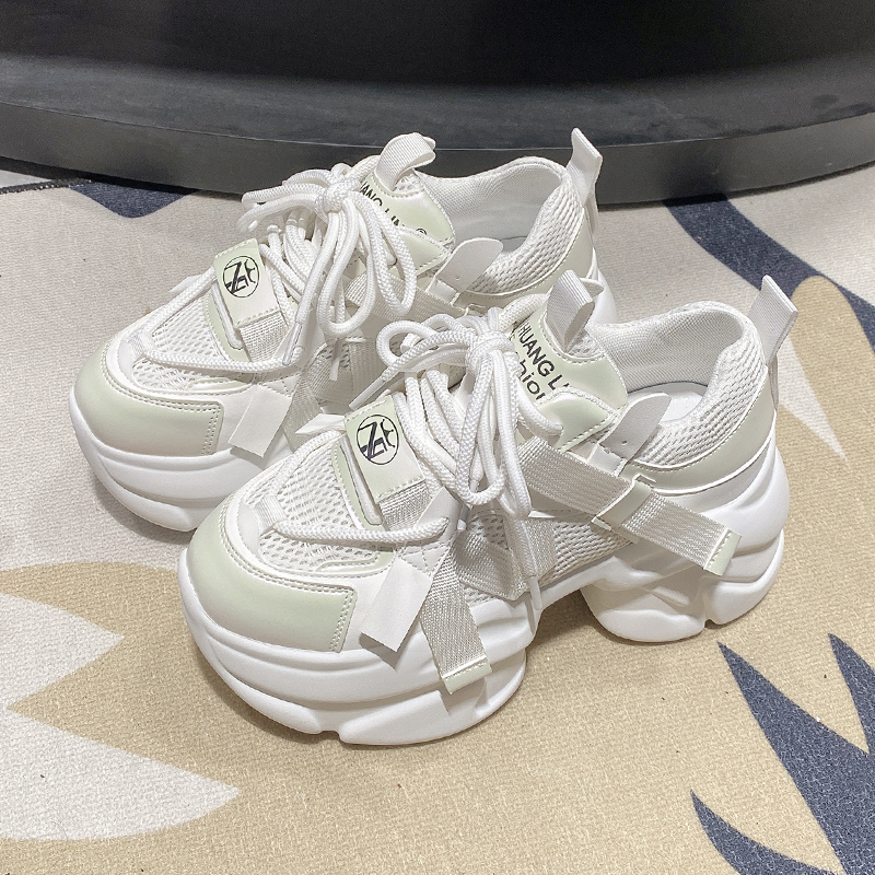 Purple Dad Shoes for Women - Thick-Soled Height-Increasing 8CM Casual Sports Sneakers for Spring and Autumn 2024 Purple Dad Shoes for Women - Thick-Soled Height-Increasing 8CM Casual Sports Sneakers for Spring and Autumn 2024