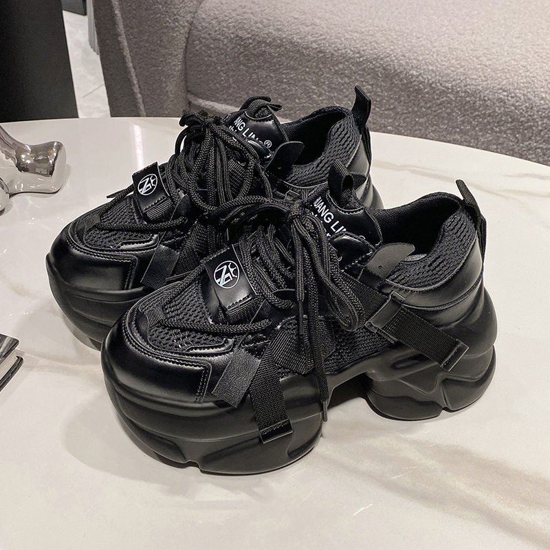 Purple Dad Shoes for Women - Thick-Soled Height-Increasing 8CM Casual Sports Sneakers for Spring and Autumn 2024 Purple Dad Shoes for Women - Thick-Soled Height-Increasing 8CM Casual Sports Sneakers for Spring and Autumn 2024