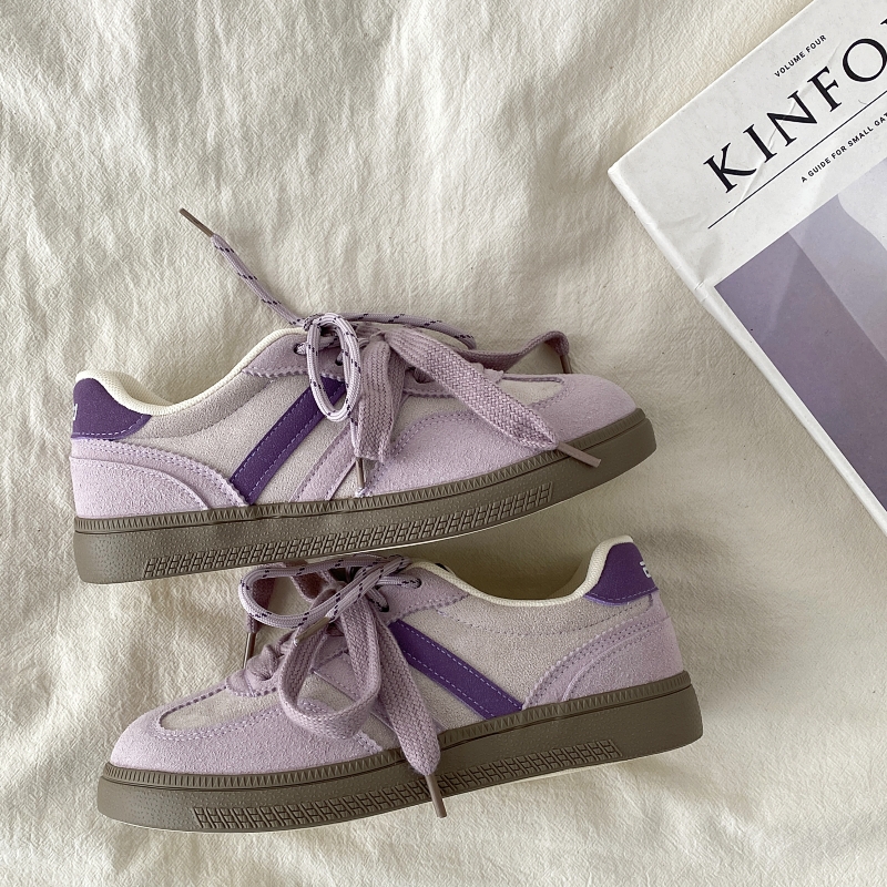 Purple Niche Design Women's Retro Casual Training Shoes - 2025 Ugly Cute Big Head Sneakers for Sports and Everyday Wear Purple Niche Design Women's Retro Casual Training Shoes - 2025 Ugly Cute Big Head Sneakers for Sports and Everyday Wear