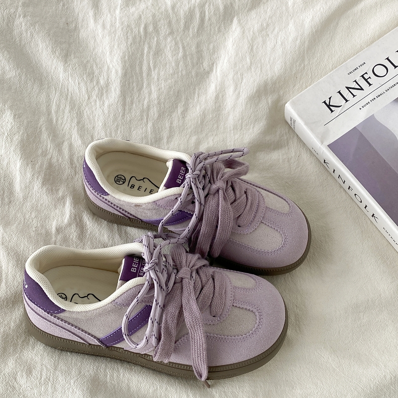 Purple Niche Design Women's Retro Casual Training Shoes - 2025 Ugly Cute Big Head Sneakers for Sports and Everyday Wear Purple Niche Design Women's Retro Casual Training Shoes - 2025 Ugly Cute Big Head Sneakers for Sports and Everyday Wear