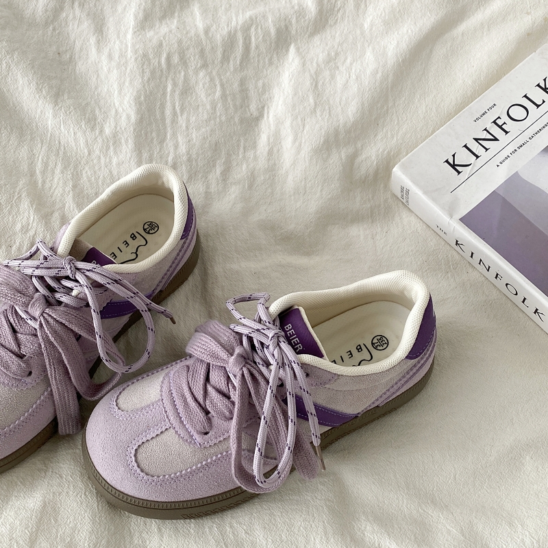 Purple Niche Design Women's Retro Casual Training Shoes - 2025 Ugly Cute Big Head Sneakers for Sports and Everyday Wear Purple Niche Design Women's Retro Casual Training Shoes - 2025 Ugly Cute Big Head Sneakers for Sports and Everyday Wear