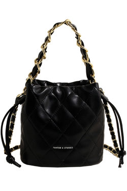 Quilted Bucket Bag for Women - Niche Fashion Chanel-Style Crossbody for Autumn/Winter 2025, Versatile High-End Design
