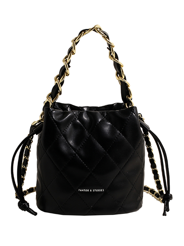 Quilted Bucket Bag for Women - Niche Fashion Chanel-Style Crossbody for Autumn/Winter 2025, Versatile High-End Design Quilted Bucket Bag for Women - Niche Fashion Chanel-Style Crossbody for Autumn/Winter 2025, Versatile High-End Design