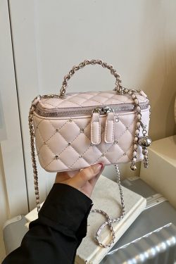 Quilted Chain Bucket Bag - Minimalist Elegant Shoulder Bag for Summer 2025, Exquisite and Trendy Design