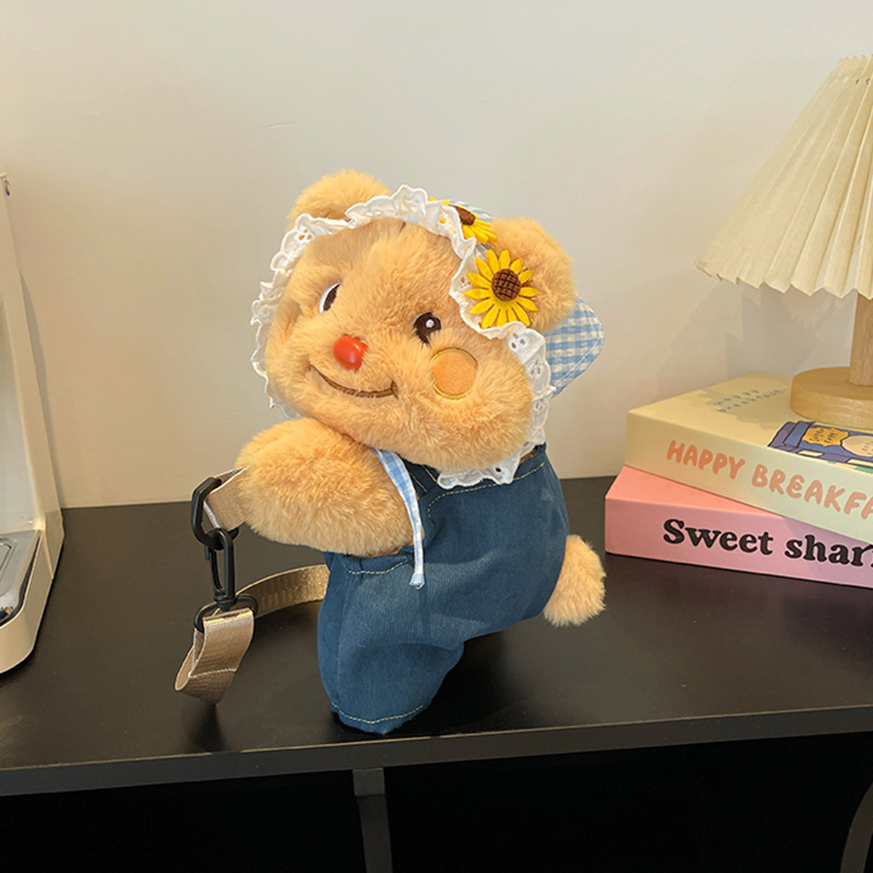 Quirky Cartoon Doll PAPA Bear Crossbody Bag for Women - Cute 2025 Style Phone Bag & Children's Backpack Quirky Cartoon Doll PAPA Bear Crossbody Bag for Women - Cute 2025 Style Phone Bag & Children's Backpack