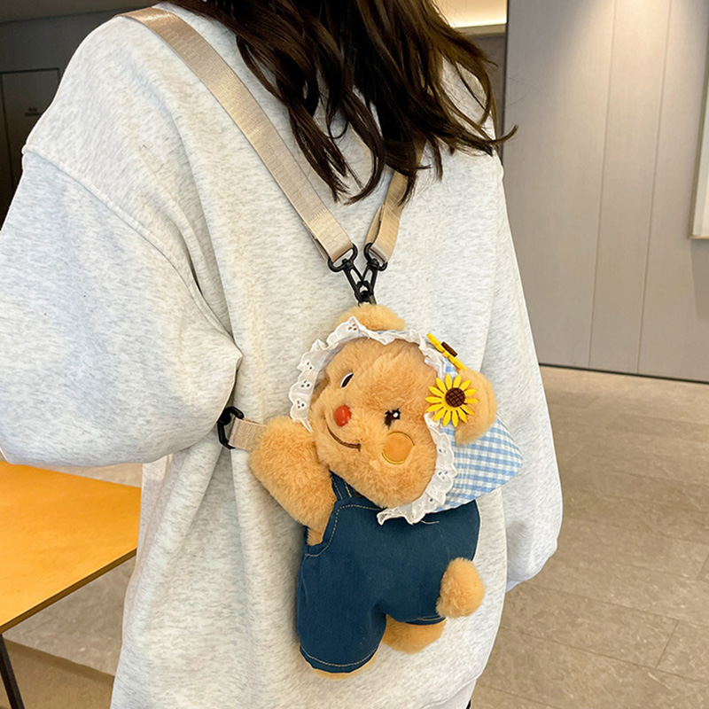Quirky Cartoon Doll PAPA Bear Crossbody Bag for Women - Cute 2025 Style Phone Bag & Children's Backpack Quirky Cartoon Doll PAPA Bear Crossbody Bag for Women - Cute 2025 Style Phone Bag & Children's Backpack