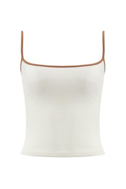Red Slim Fit Camisole for Women - Stylish Short Top with Chest Pad, Perfect for Layering or Outdoor Wear