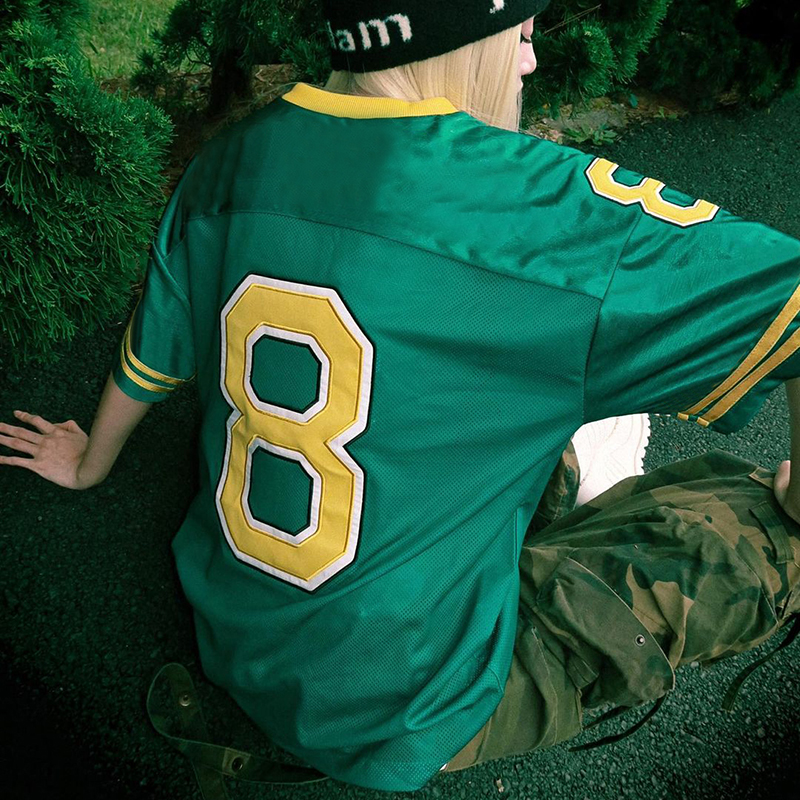 Retro American Sexy Loose Letter Print Short Sleeve Sports T-Shirt for Women - Versatile Casual Top, Y2K Fashion Trend Retro American Sexy Loose Letter Print Short Sleeve Sports T-Shirt for Women - Versatile Casual Top, Y2K Fashion Trend