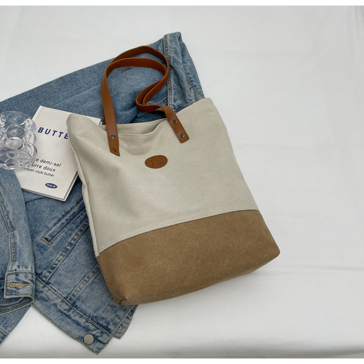 Retro Canvas Tote Bag for Women, 2025 Fashion Large Capacity Shoulder Bag, Versatile Commuter Style Retro Canvas Tote Bag for Women, 2025 Fashion Large Capacity Shoulder Bag, Versatile Commuter Style