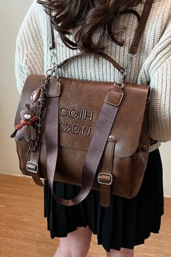Retro Casual Backpack for Women - 2025 Winter Fashion Trend, Versatile Briefcase for College, Classes, and Commuting