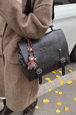 Retro Casual Backpack for Women - 2025 Winter Fashion Trend, Versatile Briefcase for College, Classes, and Commuting