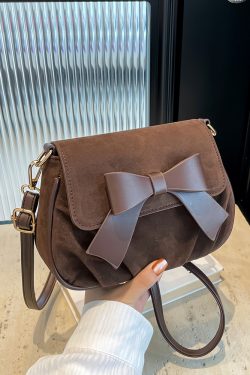 Retro Casual Saddle Bag for Women - Stylish High-Quality Crossbody Bag for Autumn 2025 Fashion Trend