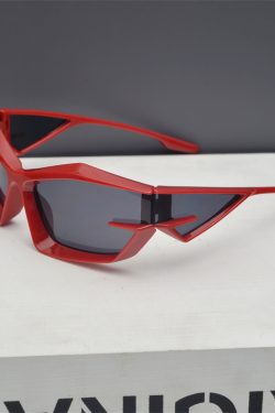 Retro Cat-Eye Punk Sunglasses for Men and Women - Trendy Futuristic Alien Style - Millennial Spicy Girl Fashion Accessory