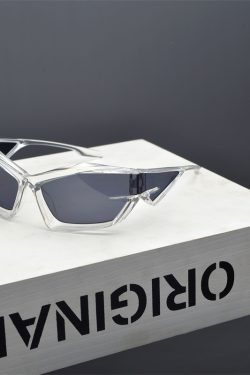 Retro Cat-Eye Punk Sunglasses for Men and Women - Trendy Futuristic Alien Style - Millennial Spicy Girl Fashion Accessory