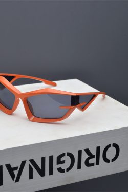 Retro Cat-Eye Punk Sunglasses for Men and Women - Trendy Futuristic Alien Style - Millennial Spicy Girl Fashion Accessory