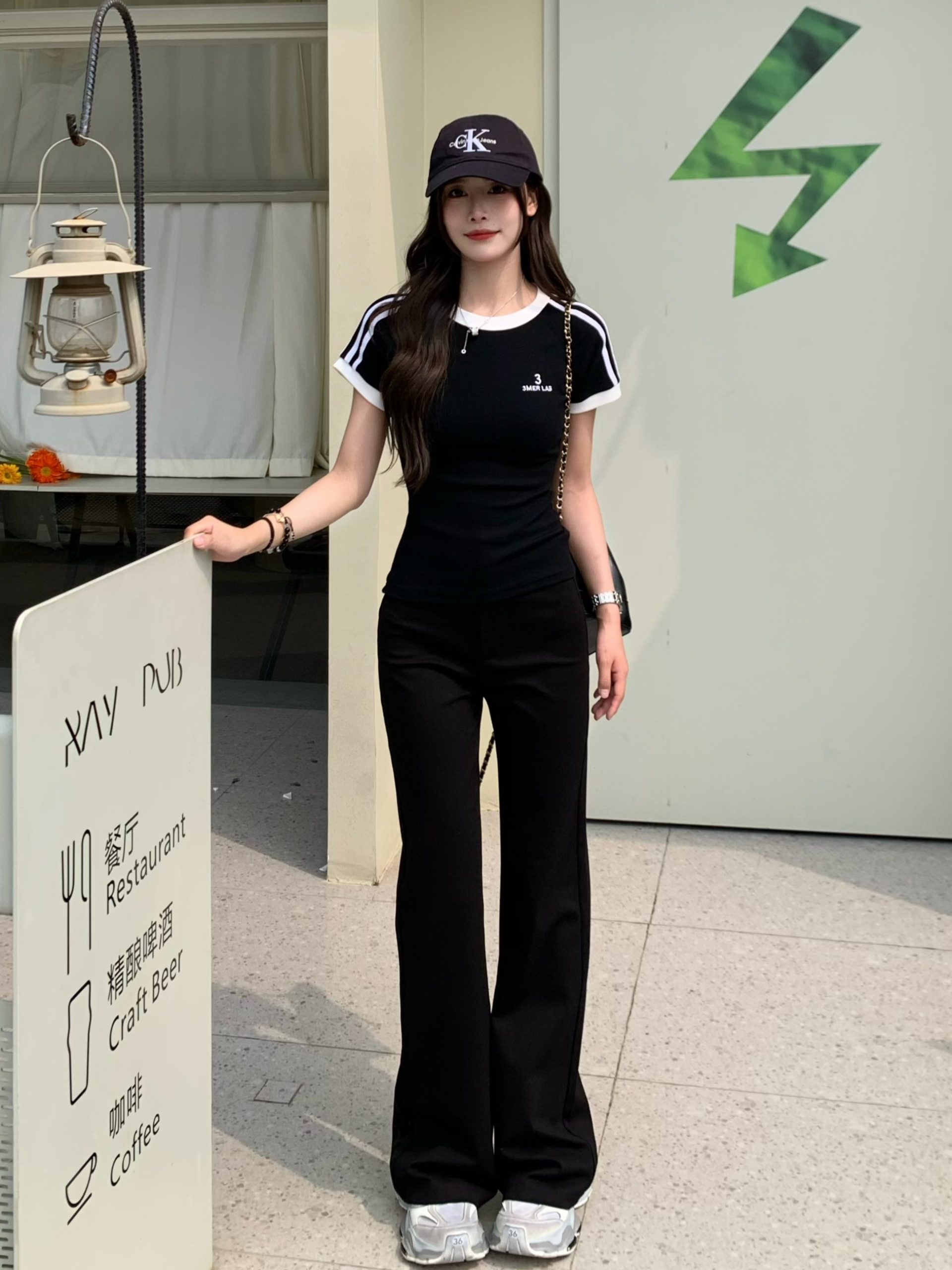 Retro Color-Blocking Short Sleeve T-Shirt for Women - 2024 Summer Raglan Sleeve Slim Fit Top, Y2K Inspired Fashion Retro Color-Blocking Short Sleeve T-Shirt for Women - 2024 Summer Raglan Sleeve Slim Fit Top, Y2K Inspired Fashion