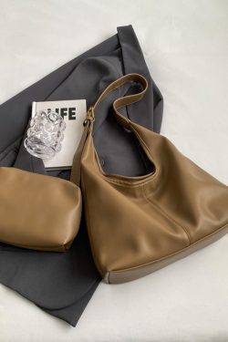 Retro Commuter Underarm Bag for Women - 2025 Autumn Winter Versatile Tote Shoulder Bag with High-End Feel